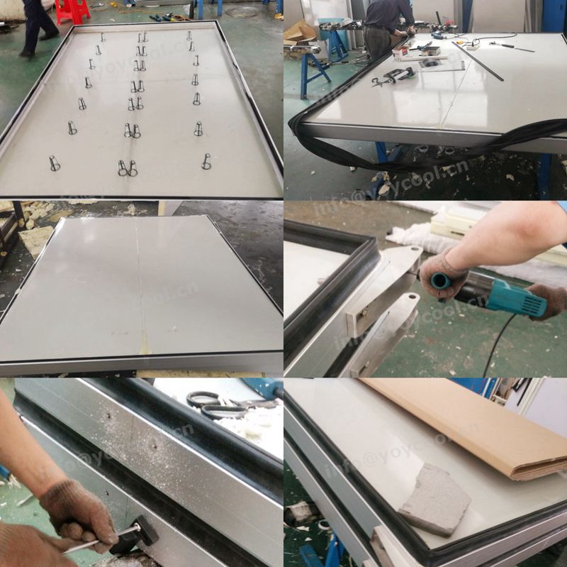 cold room door production 2