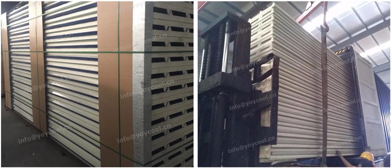 www.yoycool.cn-PU sandwich panels packing and loading